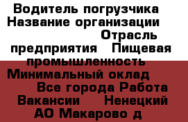 Водитель погрузчика › Название организации ­ Fusion Service › Отрасль предприятия ­ Пищевая промышленность › Минимальный оклад ­ 21 000 - Все города Работа » Вакансии   . Ненецкий АО,Макарово д.